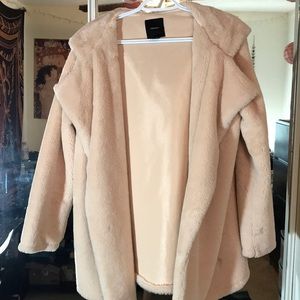Fluffy forever 21 coat